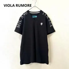 VIOLA RUMORE ヴィオラ ルモーレ　Vネック半袖Tシャツ　L