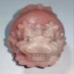 天然石✨ピンクオパール✨龍亀 ロングイ 財運・商売繁盛 縁起物 48.8mm