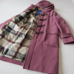 ブルーレーベルクレストブリッジ新品ピンク バイルメルトンダッフルコート 38-2