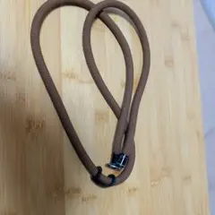 スマホショルダーストラップ ブラウン
