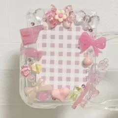 B8 ホイップデコ トレカ 硬質ケースデコ 推し活 ピンク