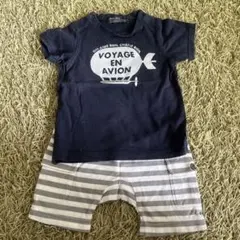 chien chien ベビー服 セットアップ 飛行機柄のサムネイル