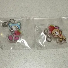 【新品】 ナルミヤ メゾピアノ ミニアクリルチャーム 2点セット