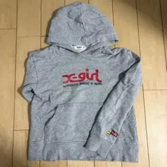 X-girl Stages エックスガール　グレー パーカー 140cm