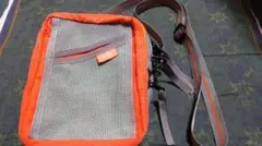 HARVEST ハーベストレーベル 山口幸一 ポーチ ショルダー 灰×オレンジ