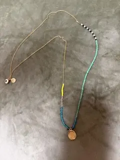 マークバイマークジェイコブス ビーズネックレス ターコイズ