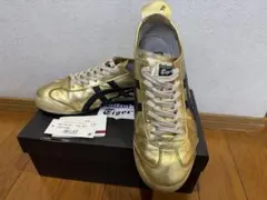 Onitsuka Tiger メキシコ66 ゴールド スニーカー