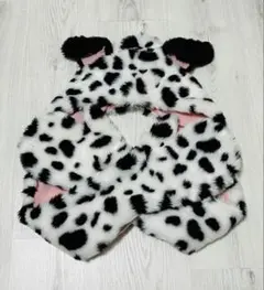 【H様限定】ダルメシアン柄フード手袋付き