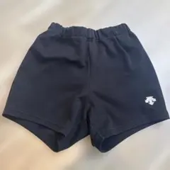 デサント黒バレーボールパンツ ゲームパンツ　サイズ64 Mサイズ