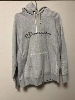 Champion グレー フリースパーカー Lサイズ