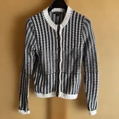 Brooks Brothers チェック柄カーディガン XS