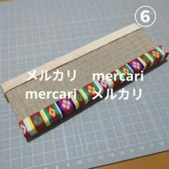 ⑥繧繝縁ミニ畳飾り台　おひなさま