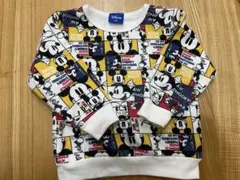 ミッキー　トレーナー　トップス　Disney ディズニー　しまむら　90