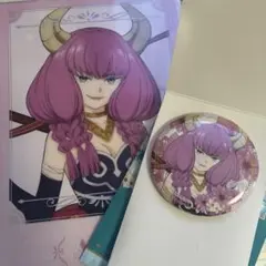 葬送のフリーレン エニマイくじ アウラ 缶バッジ クリアポスター