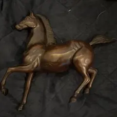 金工師 芳山造 銅製 馬置物 ブロンズ 高さ約33cm　OY390 金工師 芳山造 銅製 馬置物 ブロンズ 高さ約33cm OY390 - メルカリ