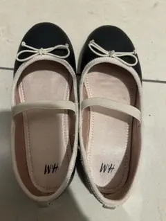 H&M バイカラー　バレエシューズ EUR 30