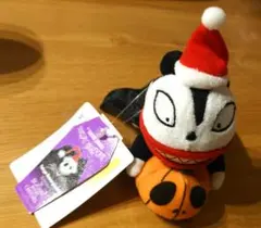 ナイトメアビフォアクリスマス　ヴァンパイアテディ　ぬいぐるみバッジ