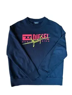 【即完売モデル】 DIESEL ブラック スウェット トレーナー M