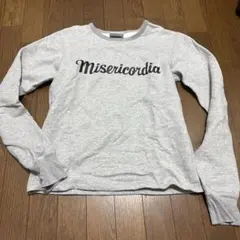 Misericordia グレー スウェットシャツ S