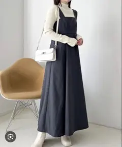 HEATHER ステッチボリュームジャンスカ