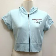 アバクロンビー＆フィッチ ショートパーカー 半袖パーカー カットソー