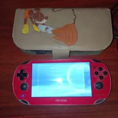 PS Vita wifiモデル レッド PCH-1000 ケース付き