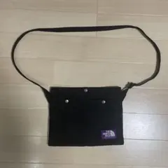 【美品】ザノースフェイス ショルダーバッグ　人工皮革スエード