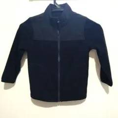 ユニクロ フリースジャケット ブラック110cm