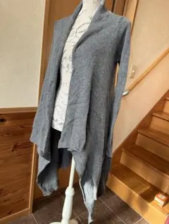 ZADIG ザディグエヴォルテール  カシミヤ　ロング　カーディガン　グレーのサムネイル
