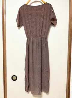 古着 ヴィンテージ チェックワンピース 赤