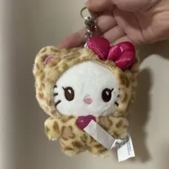 ハローキティ❤︎ヒョウ柄　キーホルダー