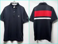 フットジョイ ポロシャツ ゴルフウェア メンズ M ネイビー 半袖