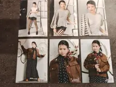 川村結衣 AKB48 伊勢丹新宿 ランダム 生写真 6種 コンプセット