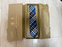 Burberry バーバリー ネクタイ 正規品 箱付き レシート有 ローマ空港購
