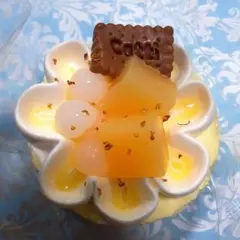 ●スクイーズ● 小爪ちゃん キンモクセイケーキ 食品サンプル