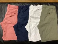 UNIQLO GU メンズ　ハーフパンツ　4枚組