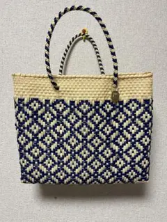 レトラ メルカドバッグ XS ESPUMA-Cream/Navy