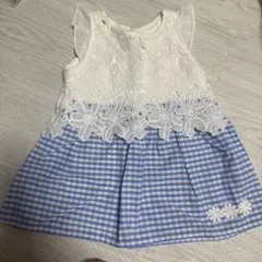 女の子 ノースリーブ ワンピース 90cmのサムネイル
