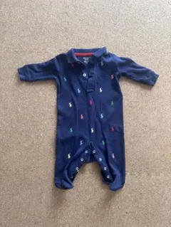 Ralph Lauren ネイビー刺繍ロンパース ラルフローレン　ポロ