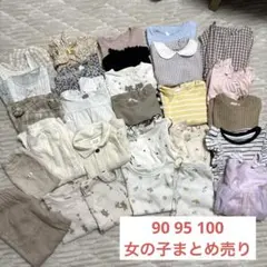 女の子　まとめ売り　90 95 100 夏　秋　冬　バースデイ　プティマイン