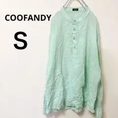 SALE✨COOFANDY 【Ｓ】ミントグリーン シャツ
