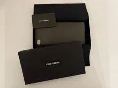 Dolce & Gabbana 黒 レザー 長財布