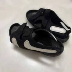 NIKE キッズ サンダル ブラック/ホワイト 19センチ