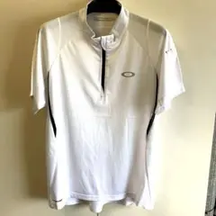 【超美品】OAKLEY 半袖ハーフジップシャツ 【XL】 Ohydrolix