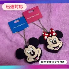 新品未使用♡ミッキーマウス　ミニーマウスバッグチャーム