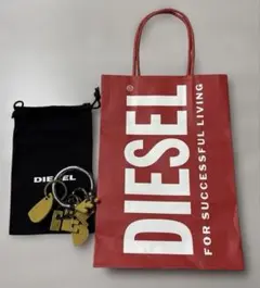 ディーゼル　DEISEL キーホルダー　（イエロー）