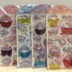 【正規品】サンリオキャラクターズ ウォーターインシール4種類