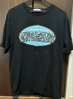 WEGO グラフィックTシャツ　ブラック　男女兼用　L