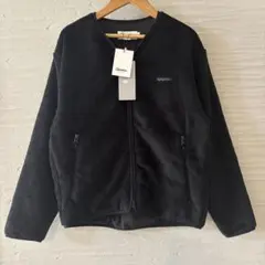 新品タグ付き★ジムフレックス★ハイパイルフリースジャケット　ブラックT2604