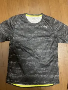 PUMA グラフィックTシャツ S ブラック/イエロー